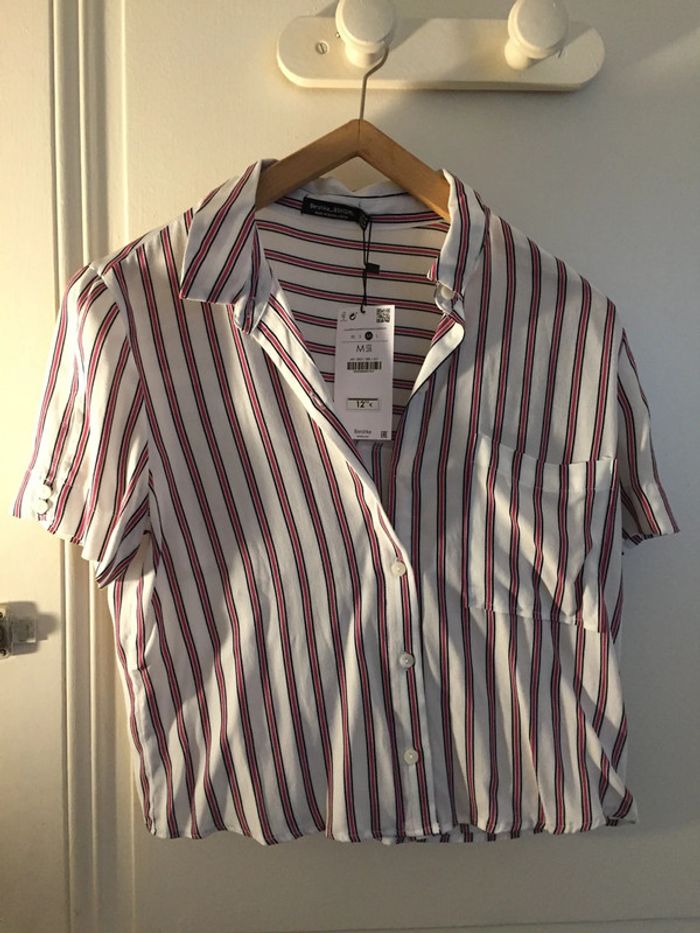 Chemise à rayures Bershka – Taille M