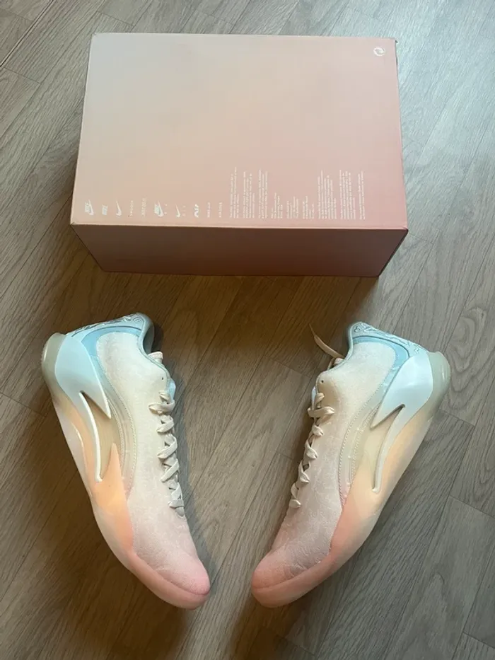 Nike Jordan Zion 3 Energy – Corail/Blanc – 45 – Mixte