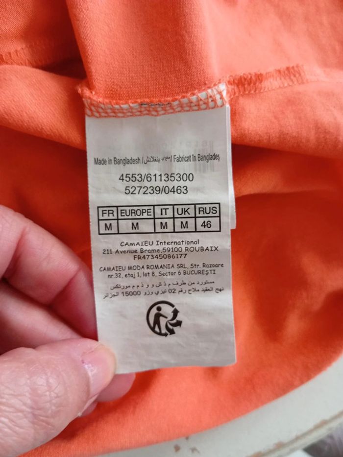 T-shirt camaïeu taille M - photo numéro 6