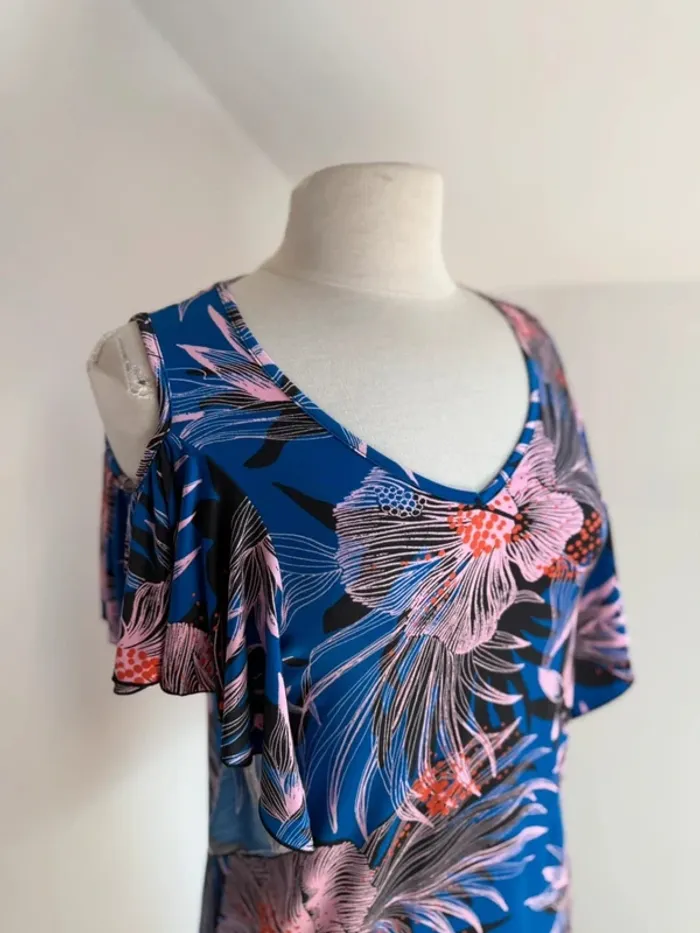 Superbe blouse fluide fleurie extensible neuve Morgan 🌸 34 36 XS S - photo numéro 3