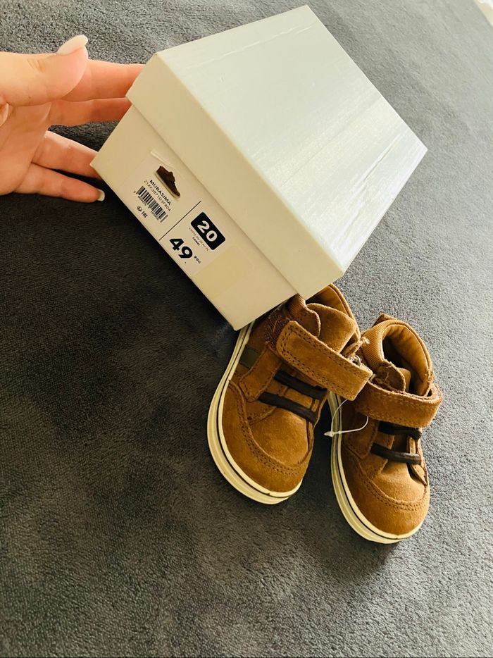 Chaussure pour bébé garçon marron - photo numéro 5
