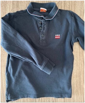 Polo à manches longues - taille 6 ans - en très bon état