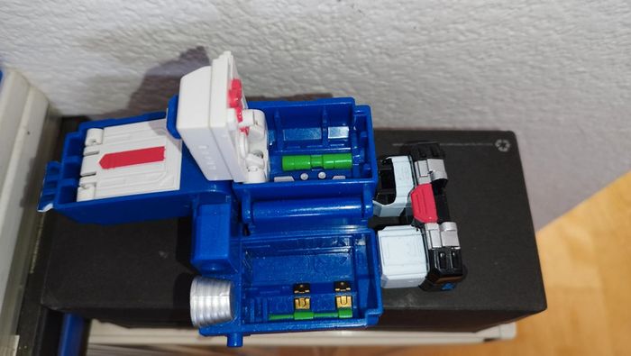 Power Rangers in Space Mega Voyager Bandai blue bleu figure Micro Playset rare