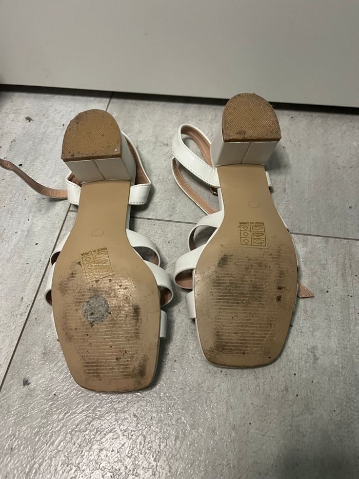 Sandales blanches Super Me 38 - photo numéro 5