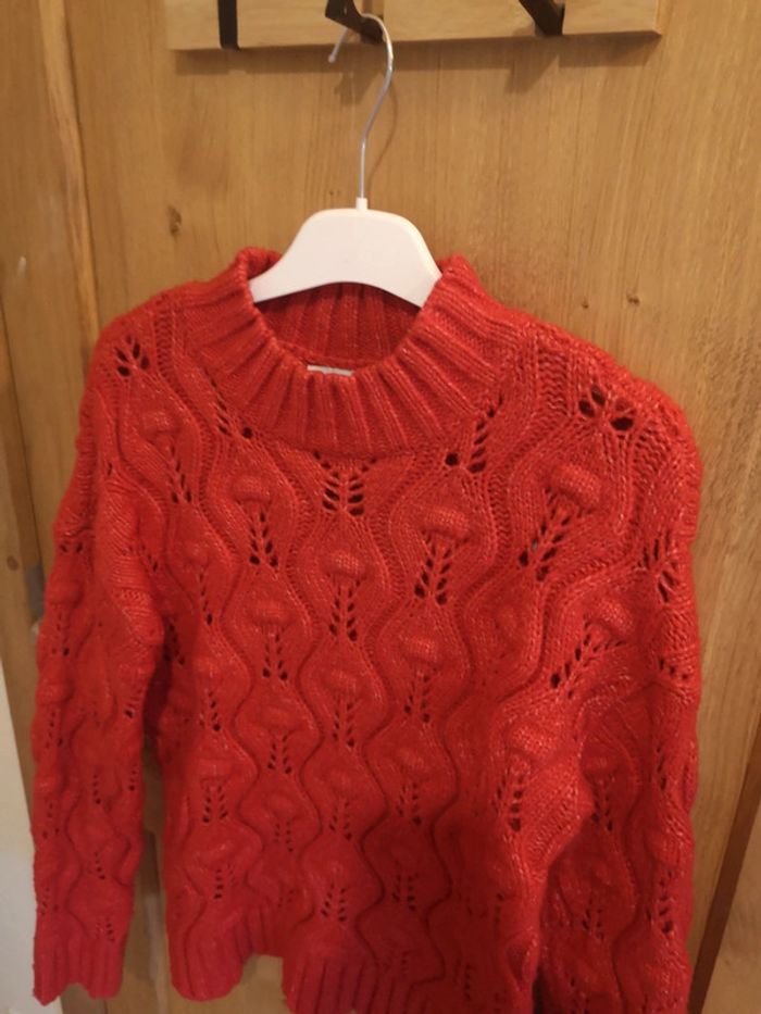 Gros pull chaud d'hiver Pieces en rouge Xs - photo numéro 2