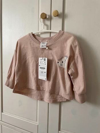 T shirt neuf Zara 6 mois rose