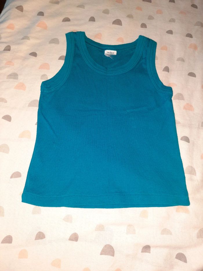 Débardeur bleu Petit Bateau 2A - photo numéro 2