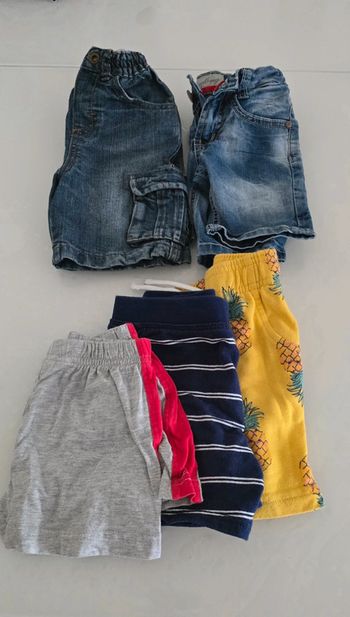 Lot de 5 shorts bébé garçon – Taille 18 mois