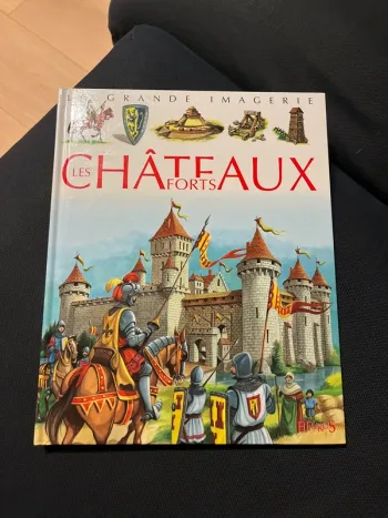 Livre pour enfants la grande imagerie fleurus les châteaux forts