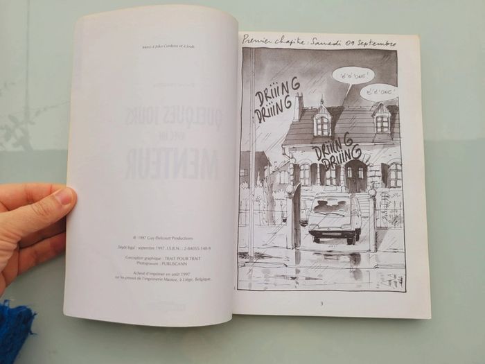 BD EO Quelques jours avec un Menteur, Etienne Davodeau, Éditions Delcourt (28) - photo numéro 3