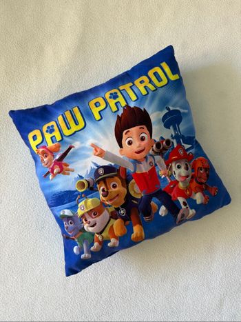 Coussin décoratif Pat’ Patrouille/Paw Patrol bleu