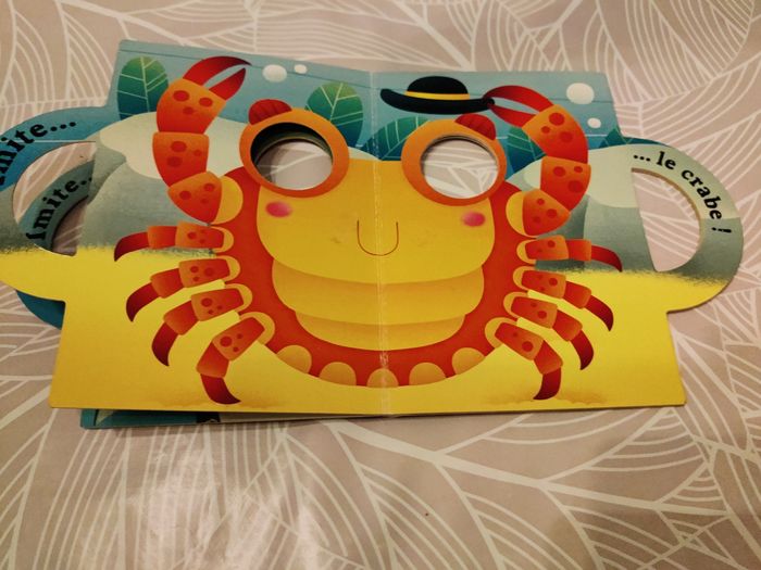 Livre masques rigolas des animaux de la mer - photo numéro 3