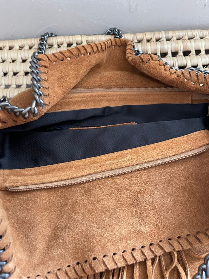 Sac à main à frange en cuir vegan - photo numéro 5