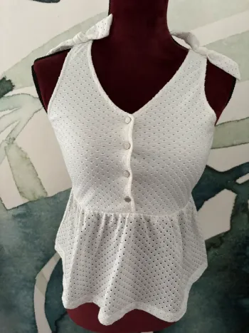 Top péplum bma'c fille Le temps des cerises