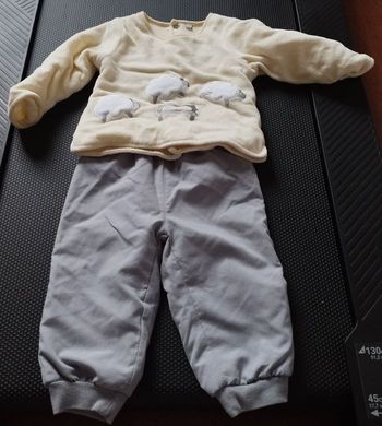 Ensemble jaune et gris