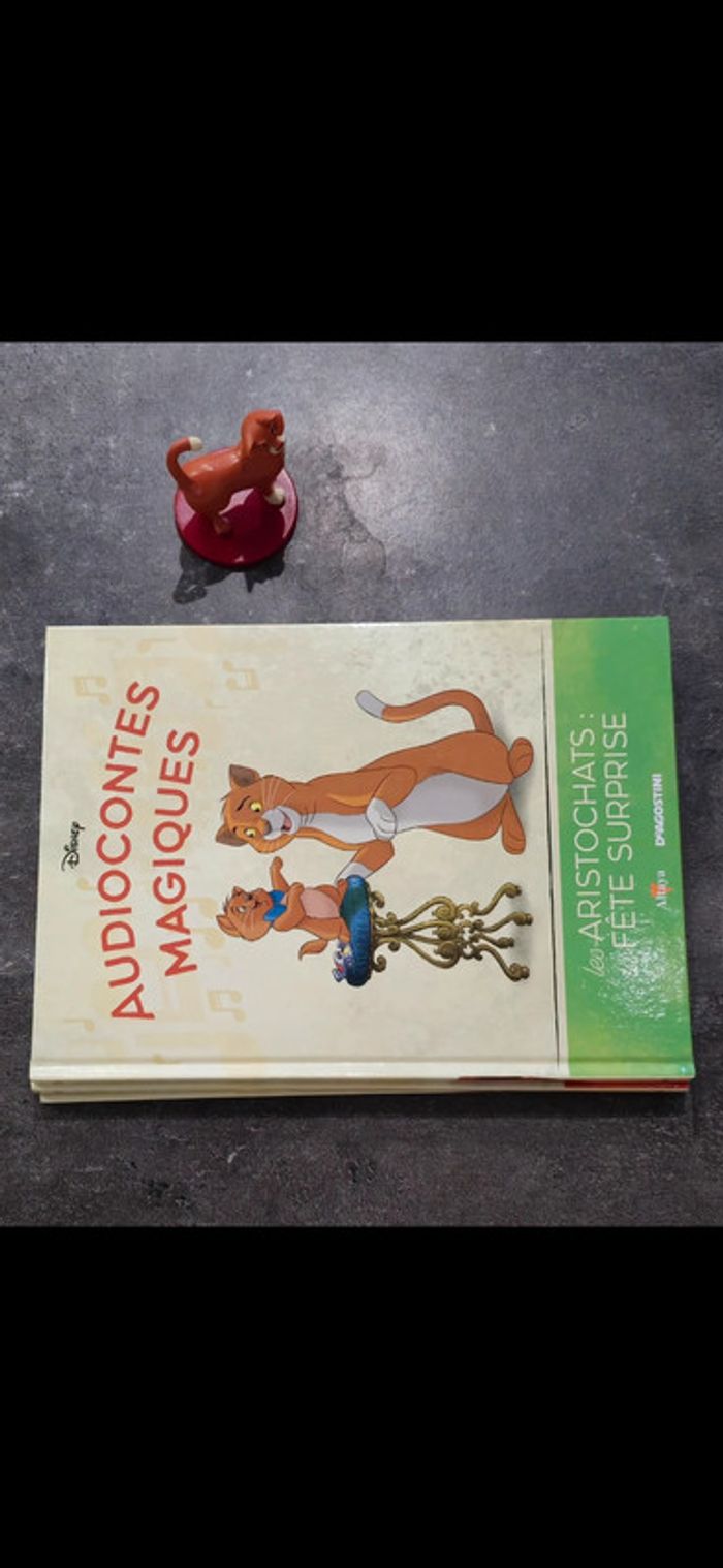Livre et figurine118 des audiocontes Magiques altaya audio conte audio compte disney