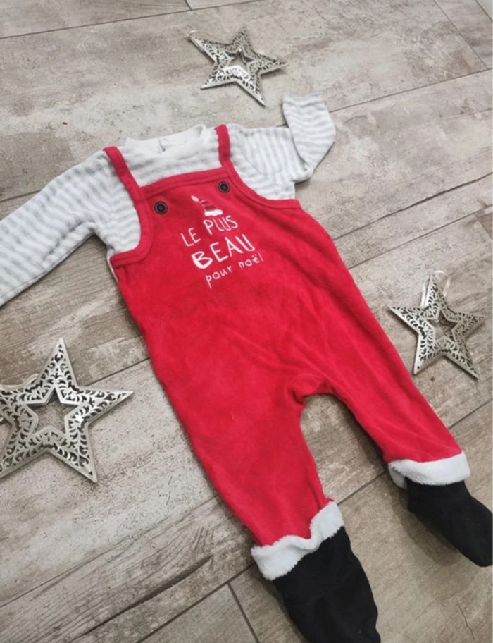 🌺Pyjama 1 piece de Noël 12mois Gemo🎄 - photo numéro 7