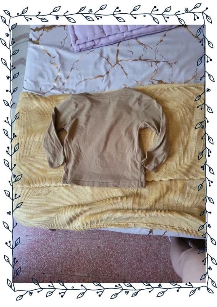 Ensemble marron à motif - photo numéro 6