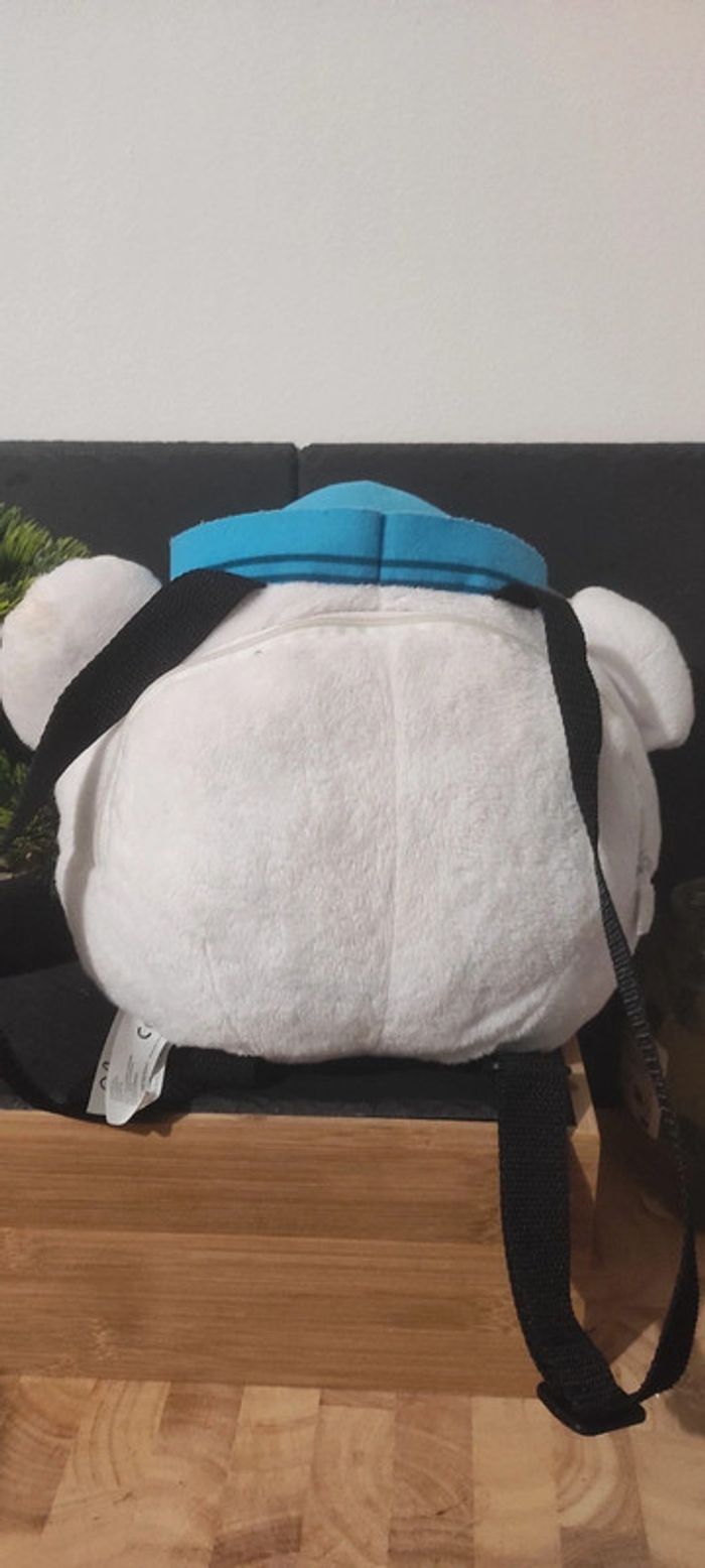 sac à dos peluche Octonauts barnacle ours blanc capitaine bleu blanc silver gate - photo numéro 2