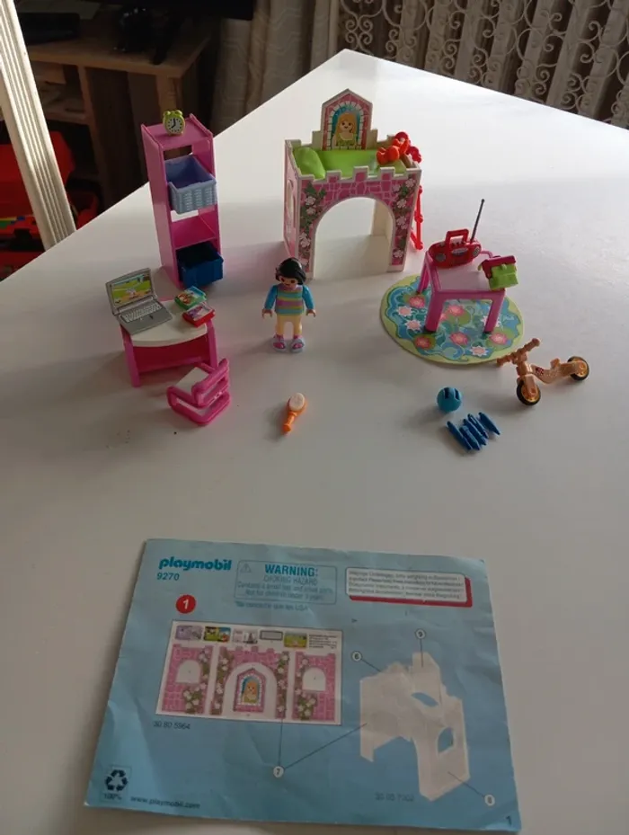 Playmobil 9270 chambre enfant