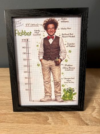 Cadre illustré – Professeur Philip Brainard (Flubber)