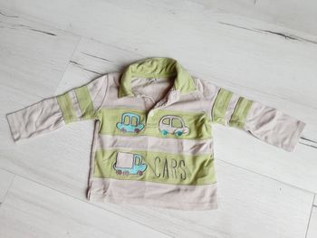Vêtement bébé garçon tee-shirt manches longues motifs voitures 18 mois