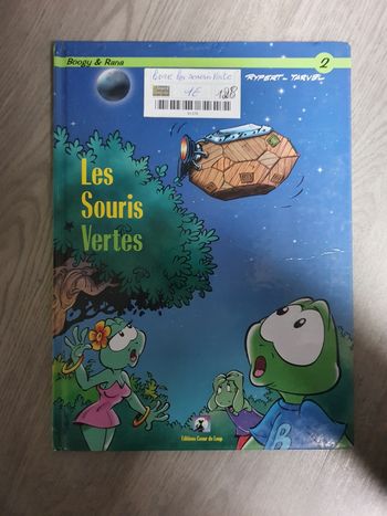 Livre bd les souris vertes