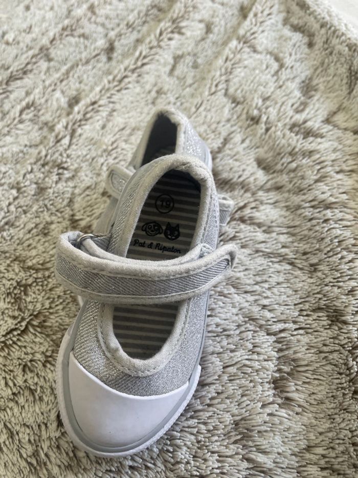 Chaussure neuve fille à scratch - photo numéro 3