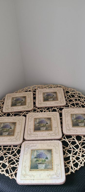 sous verre Pimpernel vintage