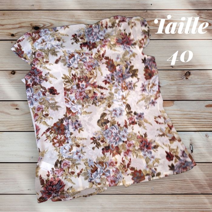 🌸 Blouse fleurie Esprit – Taille 40 🌸 - photo numéro 2