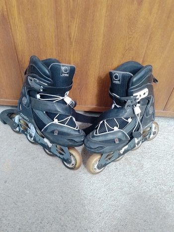 Rollers noir gris Oxelo pointure 34