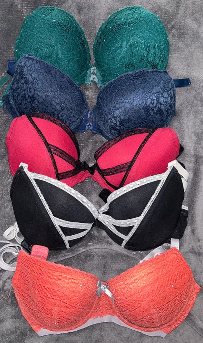 Lot de 5 soutien gorge