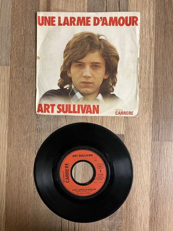 Vinyle 45 tours-Art Sullivan-Une larme d’amour