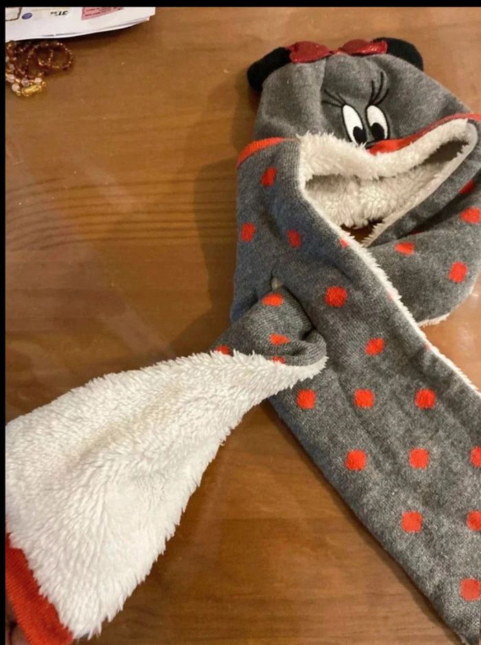 Bonnet écharpe bien chaud Minnie - photo numéro 4