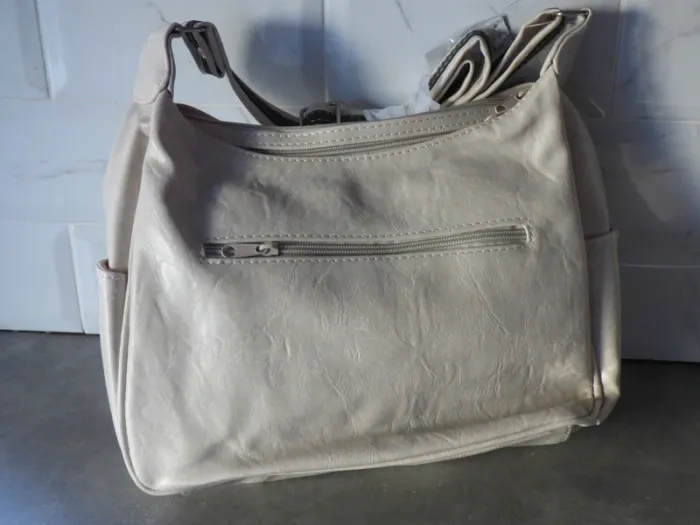 Sac a main écru & doré - photo numéro 4