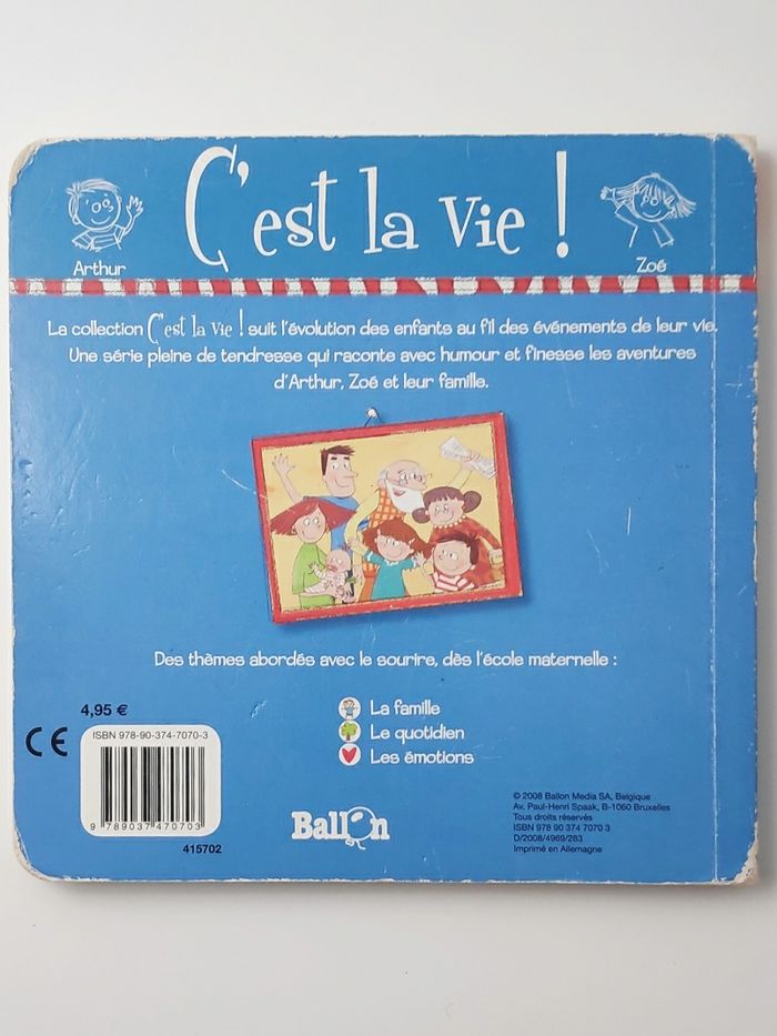 Livre cartonné C'est la vie Ma mamy - photo numéro 3