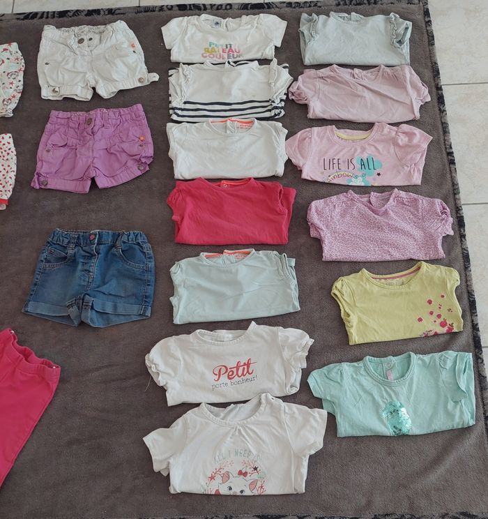 Lot vêtements filles printemps été 12-18 moiz - photo numéro 3