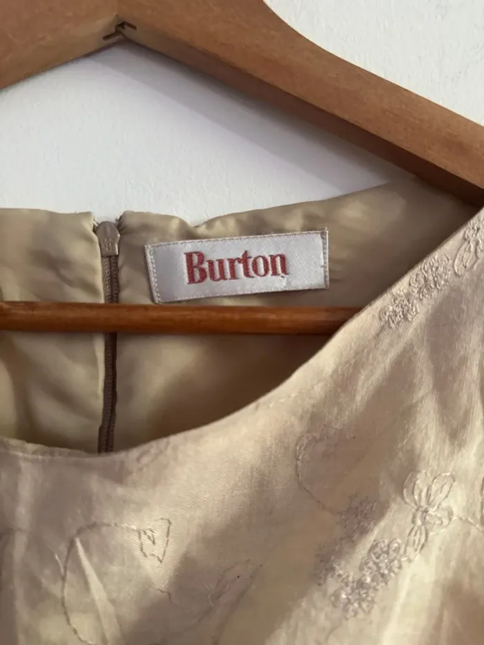 Robe d’été, beige, taille 38, Burton - photo numéro 2