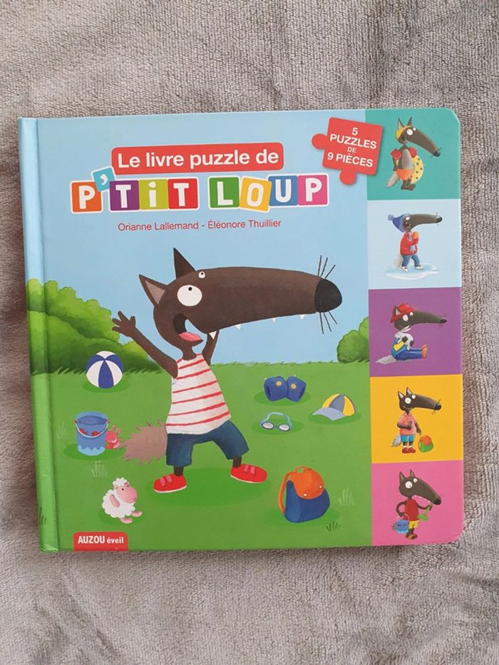 Livre puzzle ptit loup