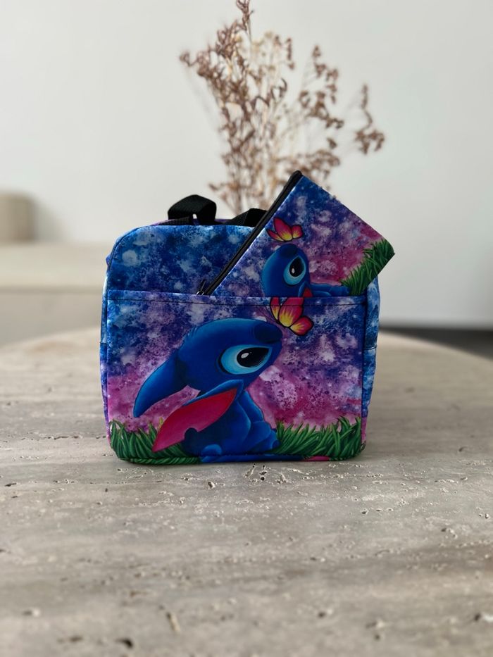 Sac à lunch stitch isotherme avec pochette - photo numéro 2