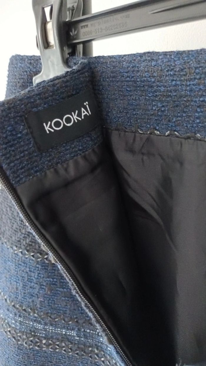 Jupe à rayures t36 kookai - photo numéro 3
