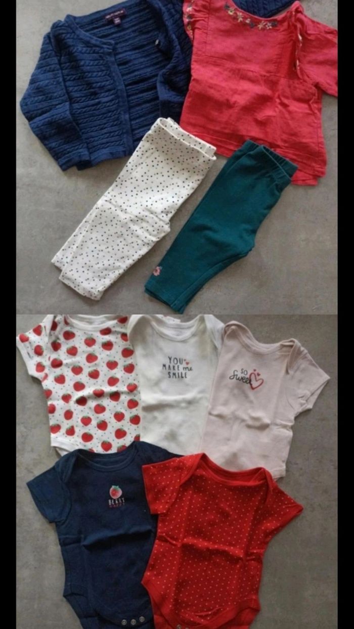 Lot vêtements 6mois