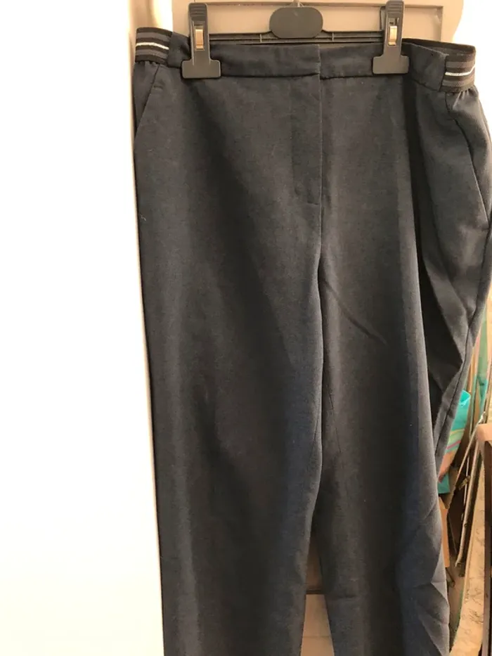 Pantalon habillé bleu marine - photo numéro 2