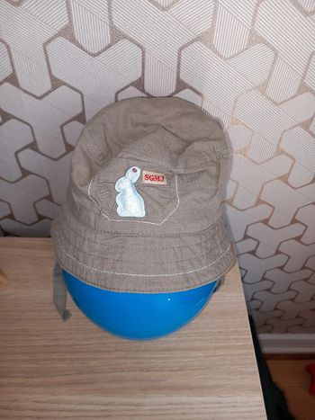 Chapeau Bob vert kaki Sergent Major 6-12 mois Excellent état