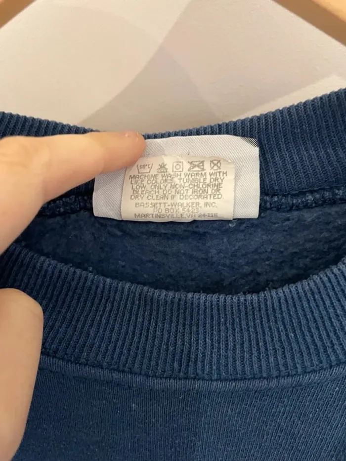 Crewneck Lee plain full blue made in USA 🇺🇸 - photo numéro 5