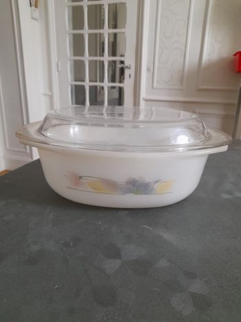 Plat ovale pour four avec couvercle