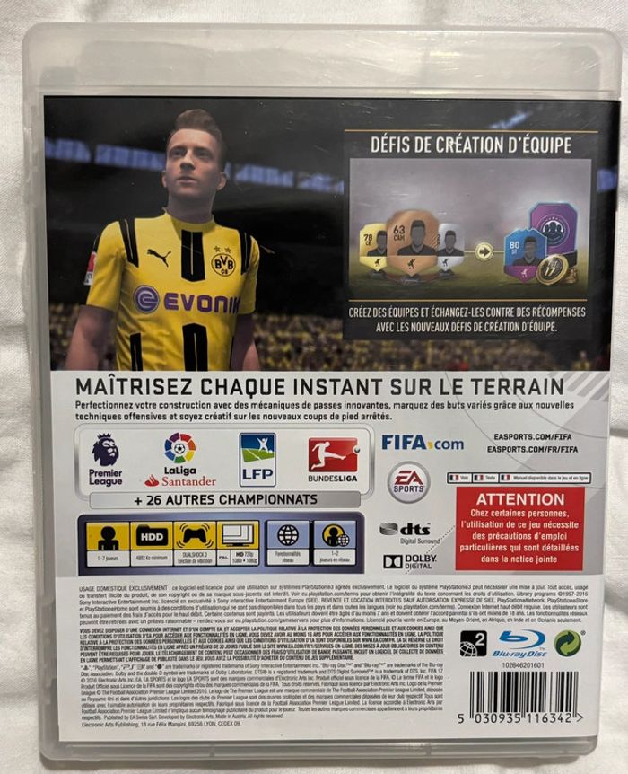 FIFA 17 ps3 - photo numéro 2