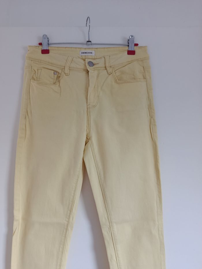 Jean jaune Cache cache - photo numéro 2