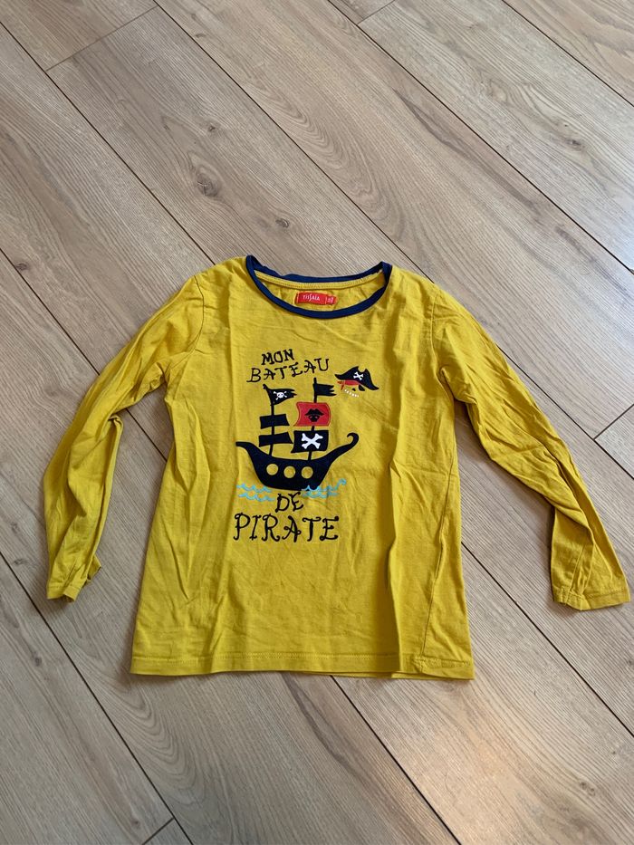 T shirt ML pirate 8 ans