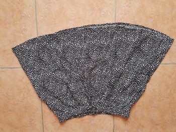 Jupe été femme 38 noire et blanche Kiabi